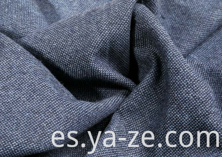Tela de fabricante de tweed de lana de lana tejida para traje de abrigo